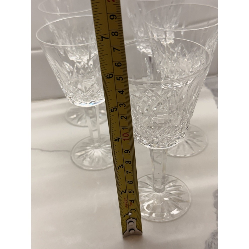 Waterford Lismore 7" Wine Glasses Set of‎ 5 - Picture 6 of 6